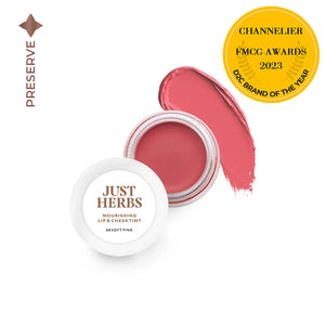 JUST HERBS Enriched Lip & Cheek Tint Soft Pink