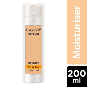 Lakme Peach Milk Moisturizer SPF 24 PA++, 200ml