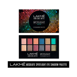 LAKME Absolute Spotlight Eye Shadow Palette, Stilettos, 12g