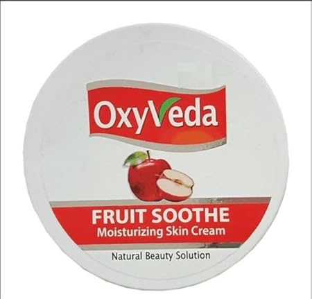 Oxyveda Fruit Soothe Moisturising Skin Cream 50ml(Pack of 5)