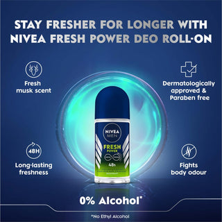 NIVEA Men Fresh Power Roll On 50 Ml