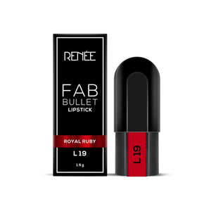 RENEE Fab Bullet Lipstick -  L 19  Royal Ruby(Pack of 2)