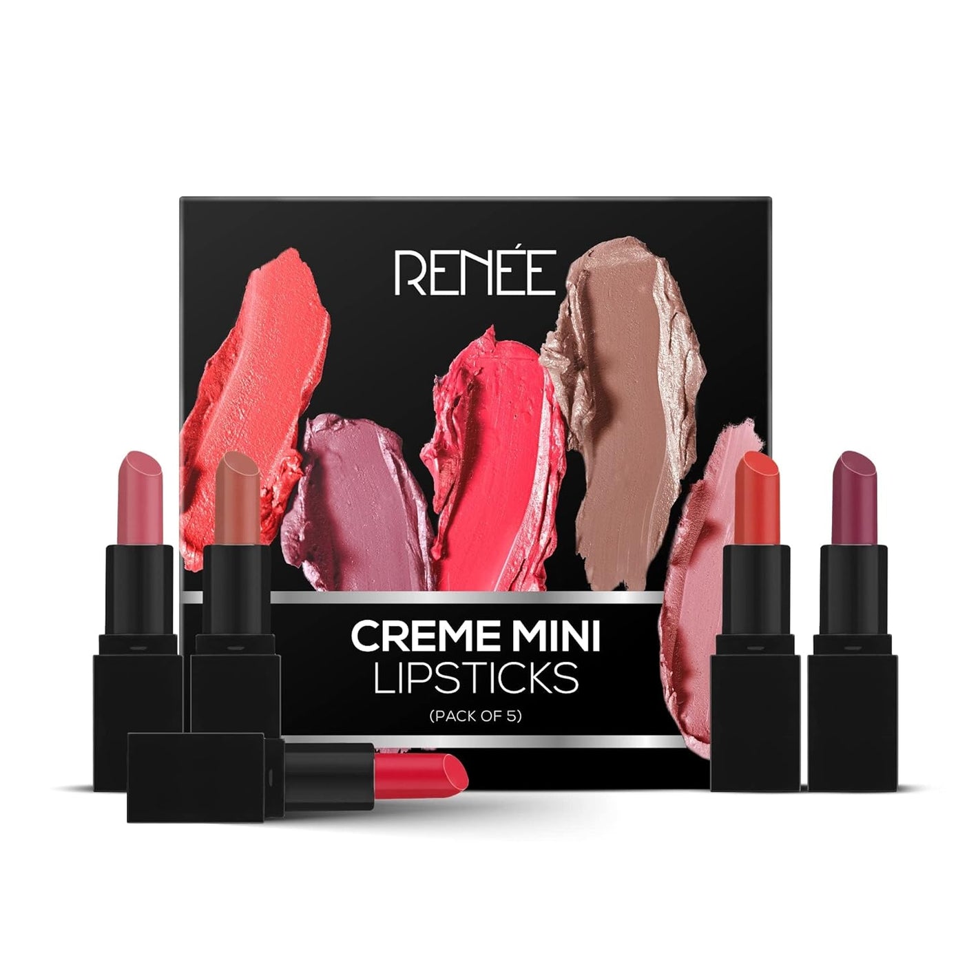 RENEE CREME Mini Lipstick - Combo Pack Of 5