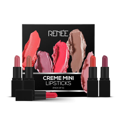 RENEE CREME Mini Lipstick - Combo Pack Of 5