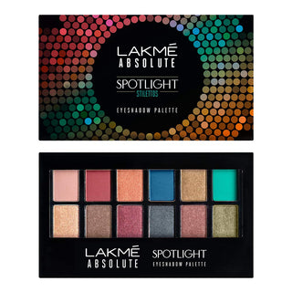 LAKME Absolute Spotlight Eye Shadow Palette, Berry Martini, 12g