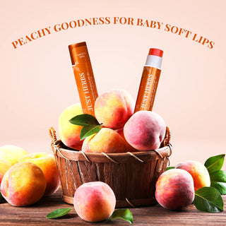 JUST HERBS Tinted Lip Balm SPF 20+ - Peach (4g)