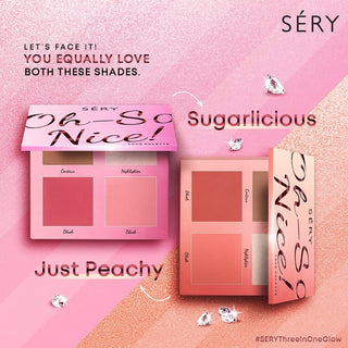 SERY Face Makeup Palette 3 in 1 Highlighter.