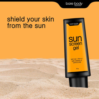 BARE BODY ESSENTIALS Sun Screen Gel 30g