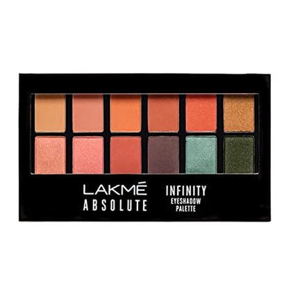 LAKME Absolute Spotlight Eye Shadow Palette, Coral Sunset, 12g