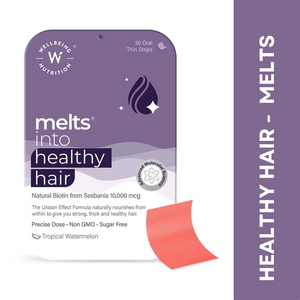 Wellbeing Nutrition Melts Healthy Hair | (Buy 1 Get 1 Free)