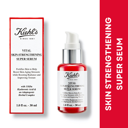 Kiehl’s Vital Skin-Strengthening Hyaluronic Acid Super Serum To Help Reduce Fine Lines | Face Serum | 30 ML