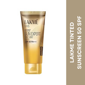 Lakme Sun Expert Tinted Sunscreen 50 SPF PA+++, Natural Tone, With Cucumber, Lightweight, Ultra Matte Finish, Blocks Upto 97% Harmful Sunrays, 100 ml