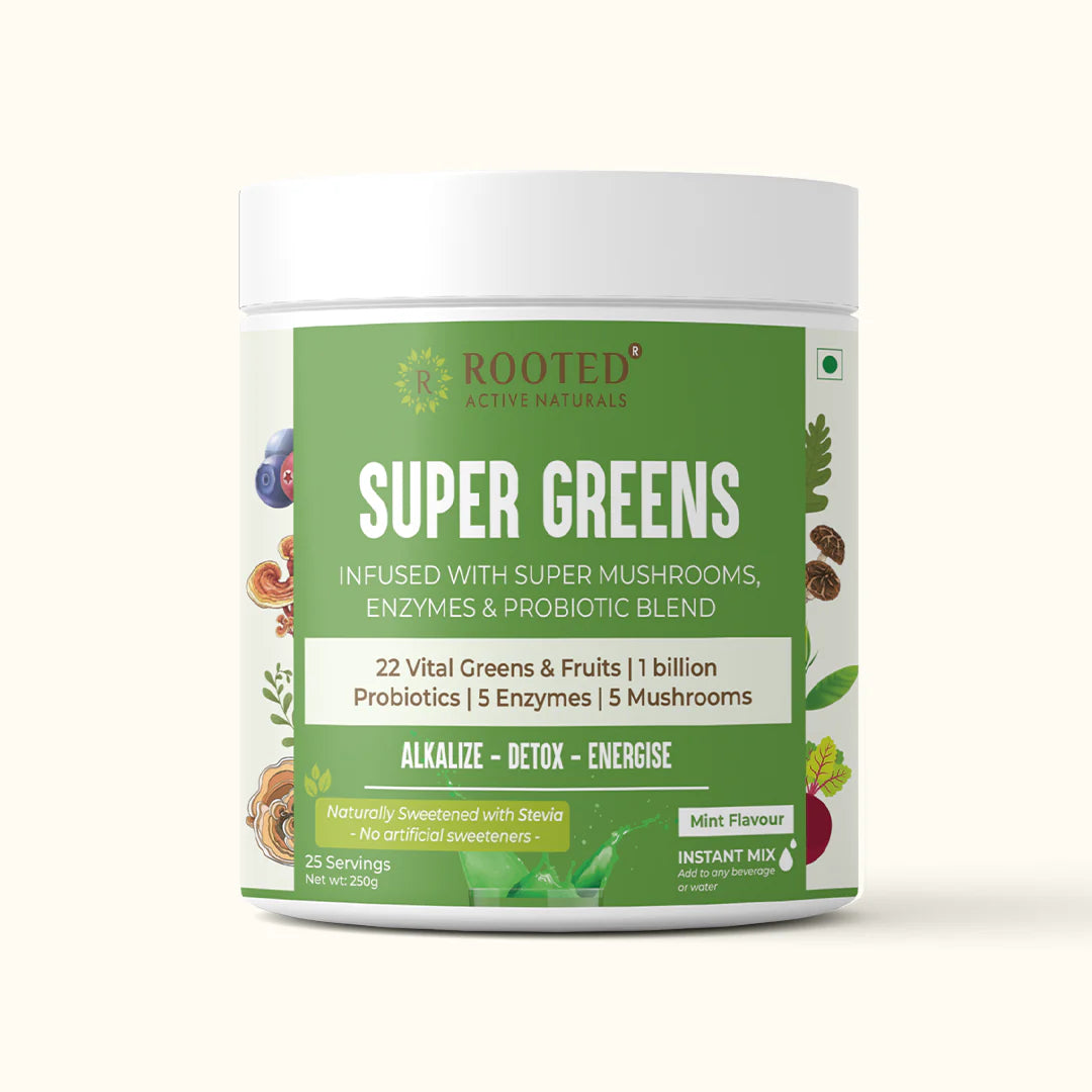 Rooted Active's Super Greens Powder