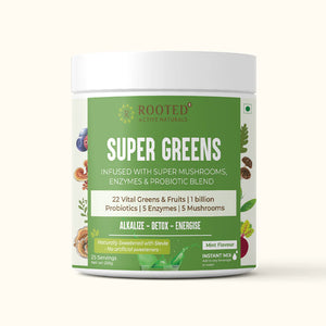 Rooted Active's Super Greens Powder