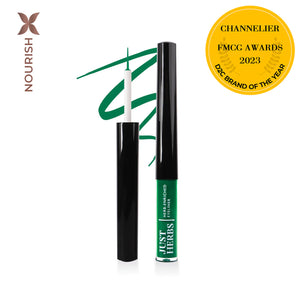 JUST HERBS Enriched waterproof eyeliner Emerald Green