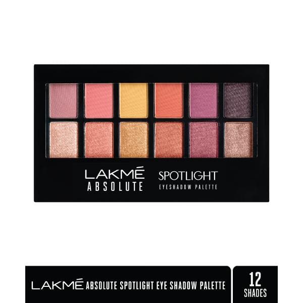 LAKME Absolute Spotlight Eye Shadow Palette, Sundowner, 12g