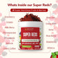 Rooted Active's Super Reds - Blend of 21 nutritious Fruits & Berries | Tasty berry flavour drink mix