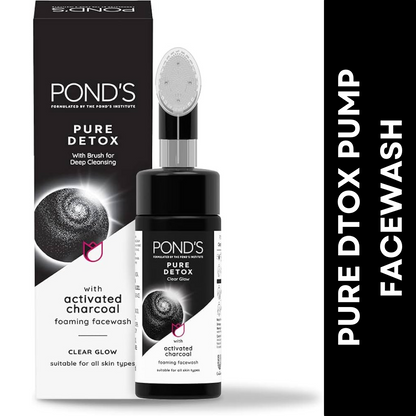 Ponds Pure Detox Pump Face Wash 150g