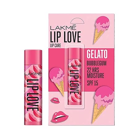 LAKMÉ Lip Love Gelato Chapstick - Bubblegum, 4.5 Gm (Pack of 2)