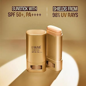 LAKMÉ Sun Expert Invisible Sunstick For All Skin Types Spf 50+ Pa++++ For Uva/B,No White Cast,On The Go Protection 18G