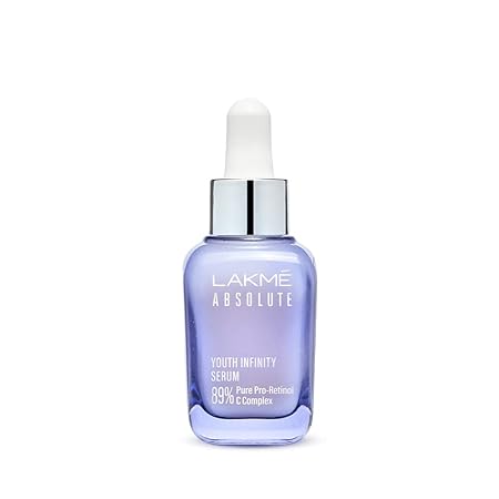 LAKMÉ Absolute Youth Infinity Skin Sculpting Face Serum with Niacinamide, Collagen Booster and Vitamin A for Anti-Ageing, Bright & firm Skin,30ml