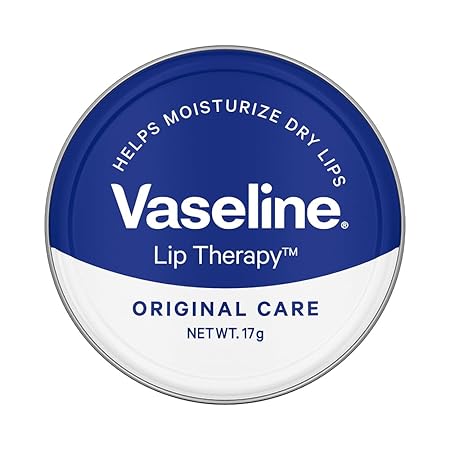 Vaseline Lip Tins Original Care, 17G|Infused With Vitamin E To Hydrate & Moisturize Dry Lips, Transparent(Pack of 2)