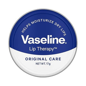 Vaseline Lip Tins Original Care, 17G|Infused With Vitamin E To Hydrate & Moisturize Dry Lips, Transparent(Pack of 2)