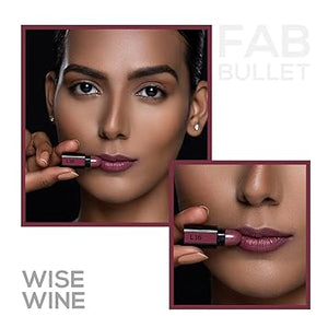 RENEE FAB BULLET LIPSTICK - L 16 WISE WINE_1.5G(Pack of 2)